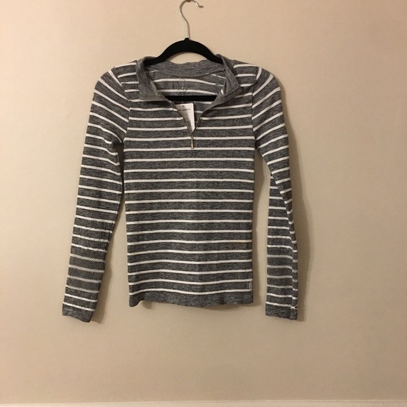 Free People | Movement Striped Slay Gray Top - Picture 4 of 8